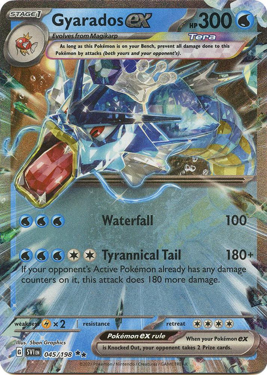 Gyarados ex - Double Rare SV01: Scarlet & Violet Base Set 045/198 MP (Back)