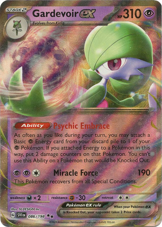 Gardevoir ex - Double Rare SV01: Scarlet & Violet Base Set 086/198 MP (Back)