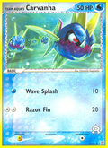 Team Aqua's Carvanha 48/95 — Pokémon EX Team Magma vs Team Aqua