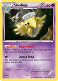 Shedinja 48/124 Pokémon Dragons Exalted (2012) English card — catalogue reference