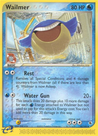 Wailmer 48/109 — Pokémon EX Ruby & Sapphire