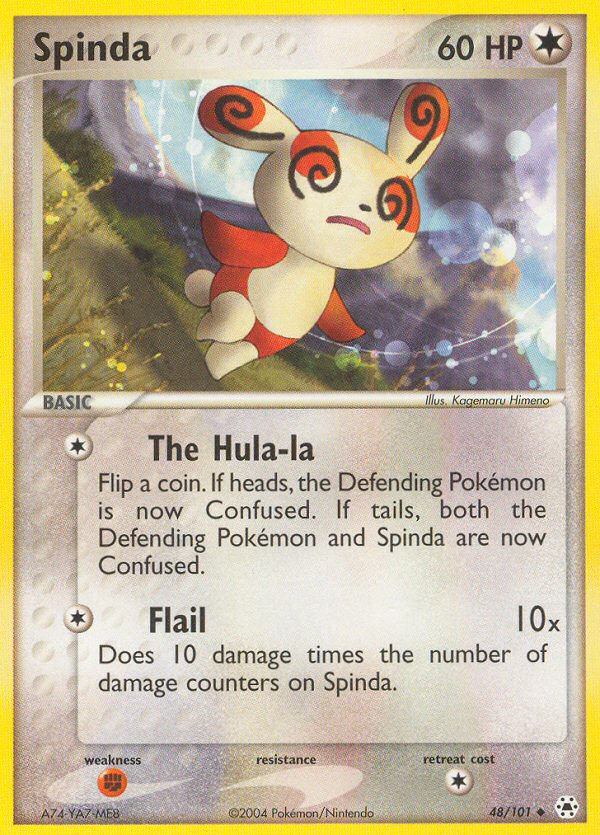 Spinda 48/101 EX Hidden Legends 2004