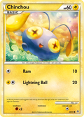 Chinchou 48/95 Pokémon Unleashed (2010) English card — catalogue reference