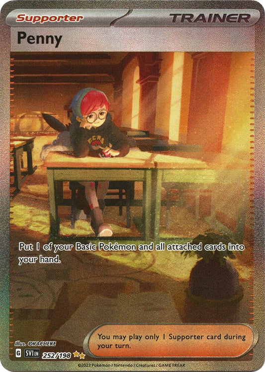 Penny Special Illustration Rare SV01: Scarlet & Violet Base Set 252/198 MP (Back)