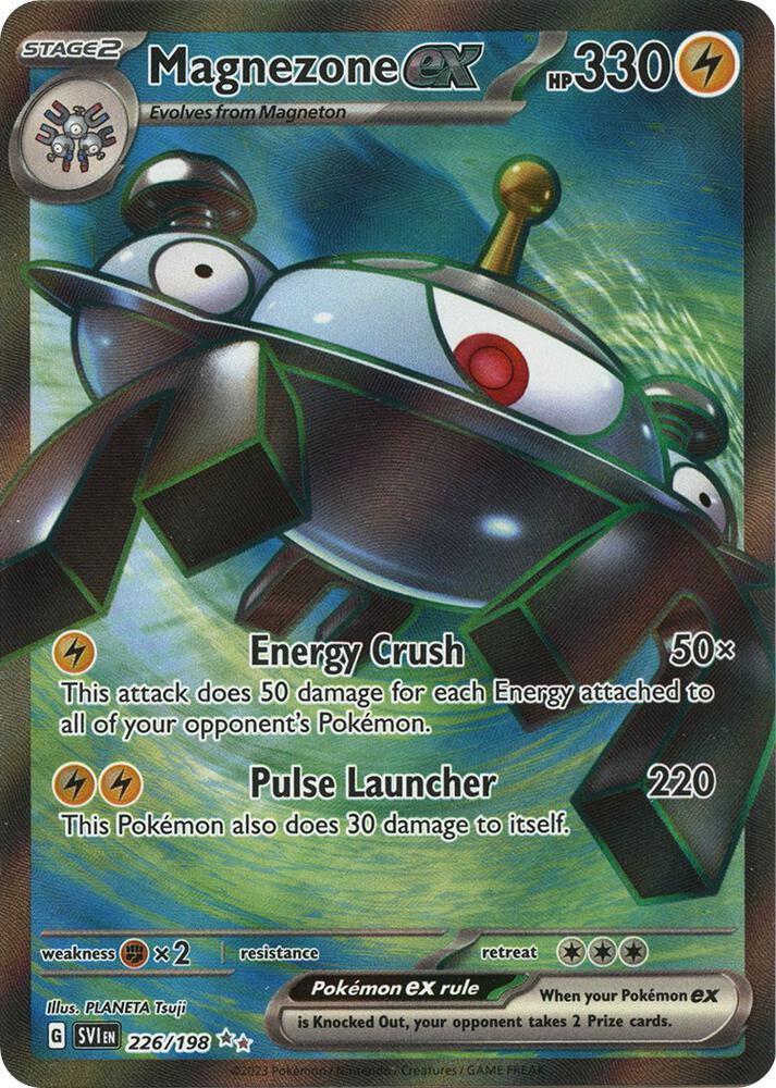 Magnezone ex - Ultra Rare SV01: Scarlet & Violet Base Set 226/198 MP (Back)
