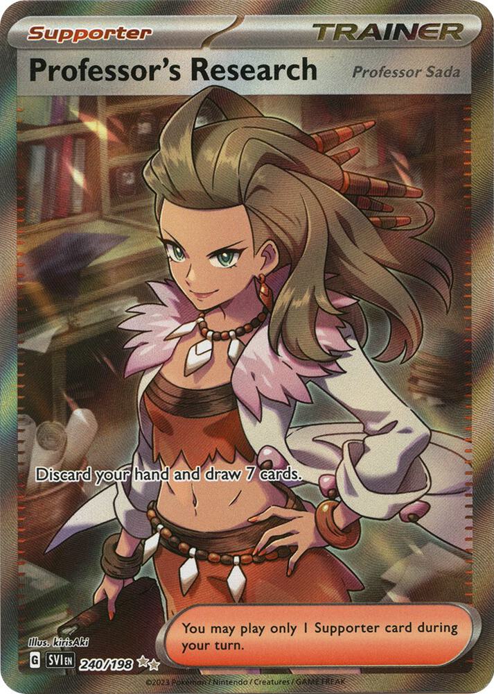 Professor's Research - Ultra Rare SV01: Scarlet & Violet Base Set 240/198 MP (Back)
