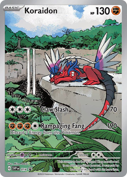 Koraidon - Promo SV: Scarlet & Violet Promo Cards 014 MP (Back)