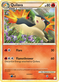 Quilava 49/123 Pokémon HeartGold & SoulSilver (2010) English card — catalogue reference