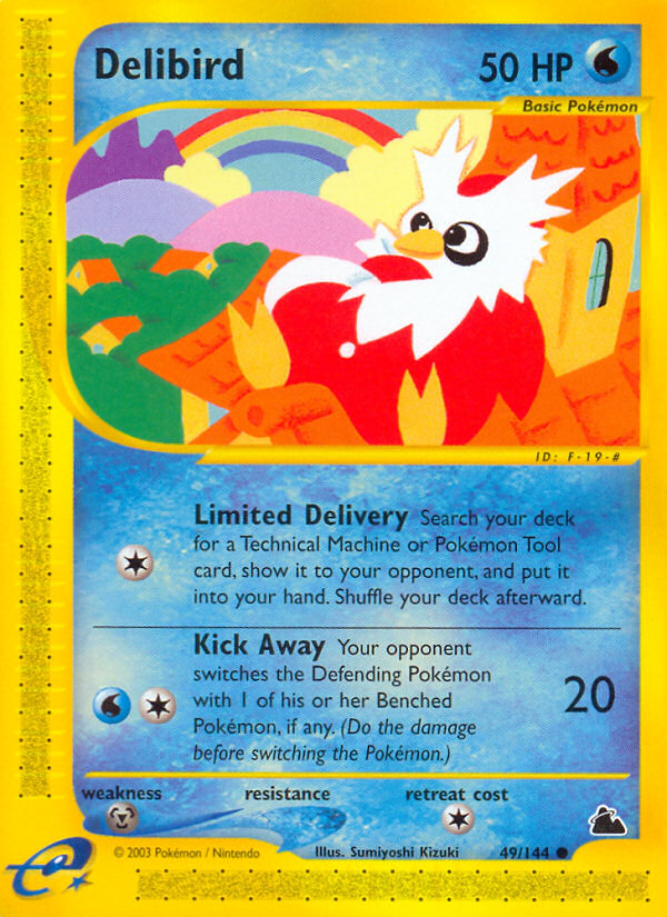 Delibird 49/144 — Pokémon Skyridge