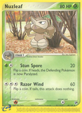 Nuzleaf 49/100 — Pokémon EX Sandstorm