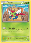 Yanma 4/124 Pokémon Dragons Exalted (2012) English card — catalogue reference
