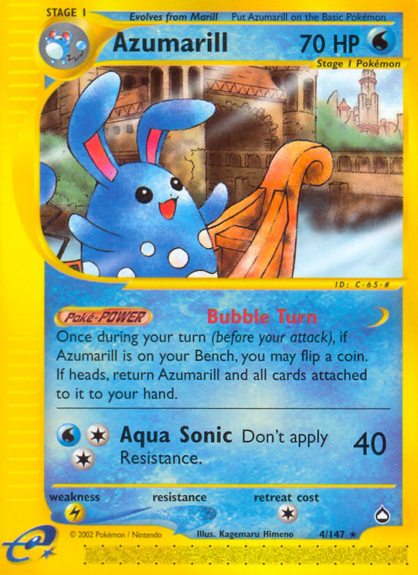 Azumarill 4/147 — Pokémon Aquapolis