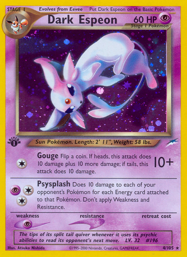 Dark Espeon 4/105 — Pokémon Neo Destiny