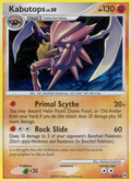 Kabutops 4/99 Pokémon Arceus (2009) English card — catalogue reference