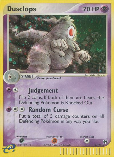Dusclops 4/100 — Pokémon EX Sandstorm