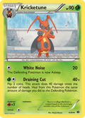 Kricketune 4/99 Pokémon Next Destinies (2012) English card — catalogue reference
