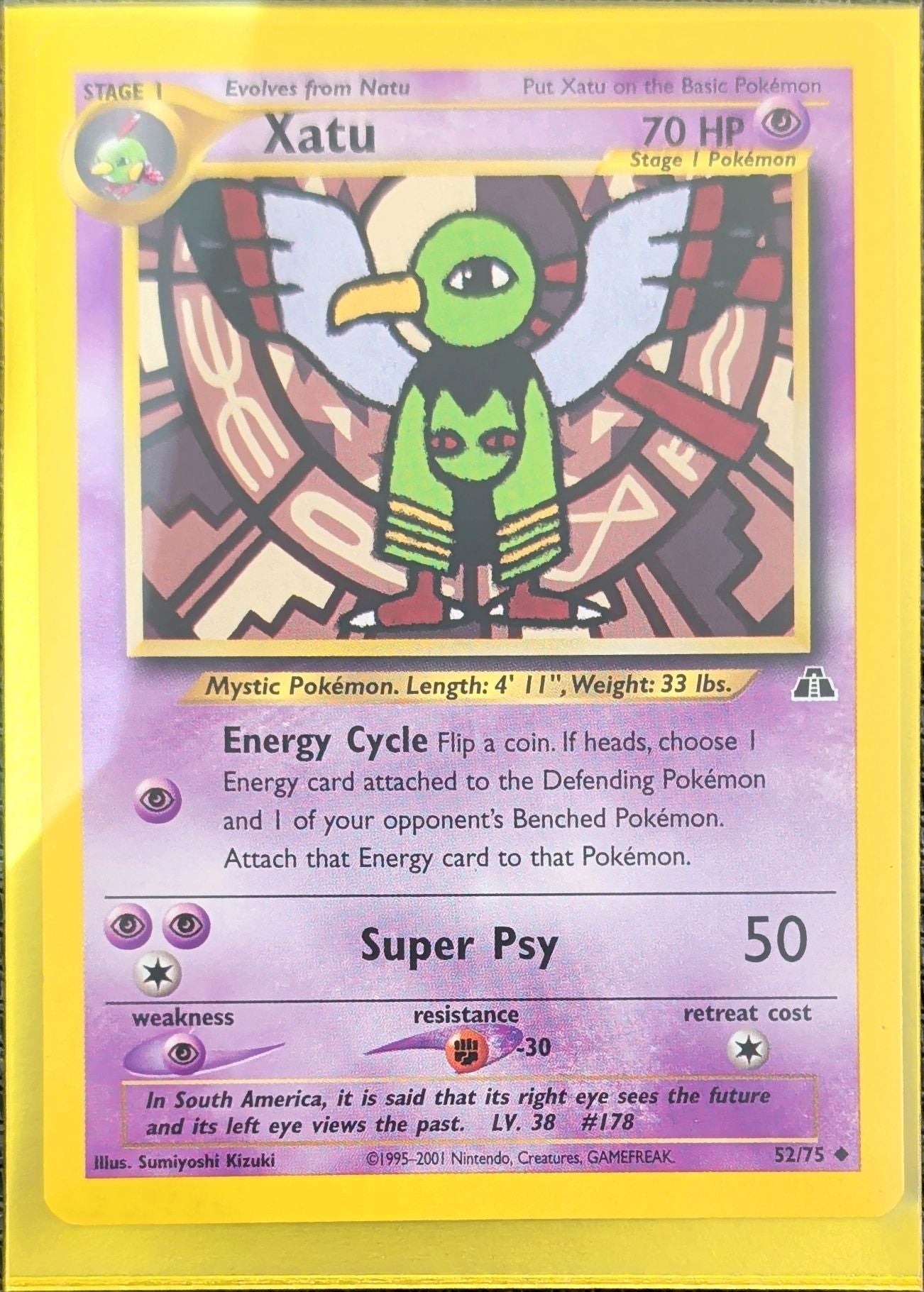 Xatu Uncommon Neo Discovery 52/75 MP