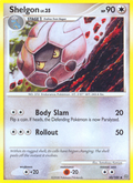 Shelgon 50/100 Pokémon Stormfront (2008) English card — catalogue reference