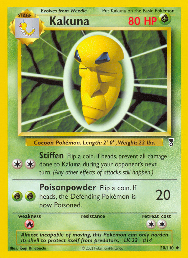 Kakuna 50/110 — Pokémon Legendary Collection