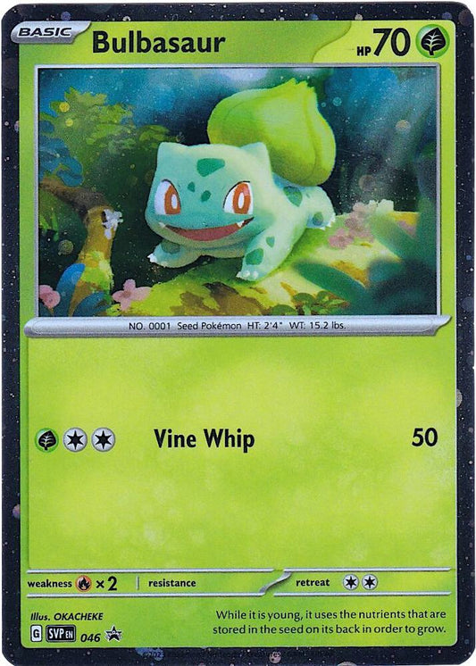 Bulbasaur -  (Cosmos Holo) Promo SV: Scarlet & Violet Promo Cards 046 MP (Back)