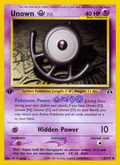 Unown [U] 51/75 — Pokémon Neo Discovery