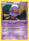 Drifblim 51/124 Pokémon Dragons Exalted (2012) English card — catalogue reference
