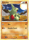Larvitar 51/95 Pokémon Unleashed (2010) English card — catalogue reference