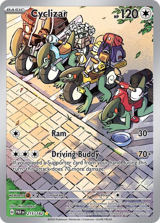Cyclizar - Illustration Rare SV04: Paradox Rift 215/182 MP (Back)