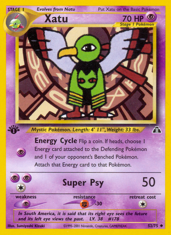 Xatu 52/75 — Pokémon Neo Discovery