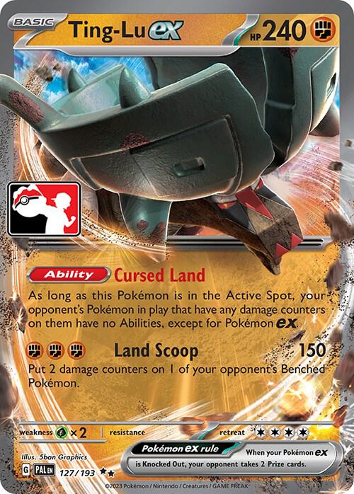 Ting-Lu ex Double Rare Prize Pack Series Cards 127/193 MP (Back)