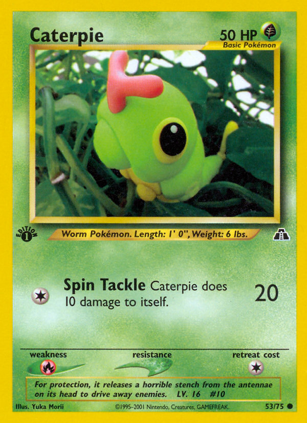 Caterpie 53/75 — Pokémon Neo Discovery