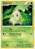 Chikorita 53/95 Pokémon Call of Legends (2011) English card — catalogue reference