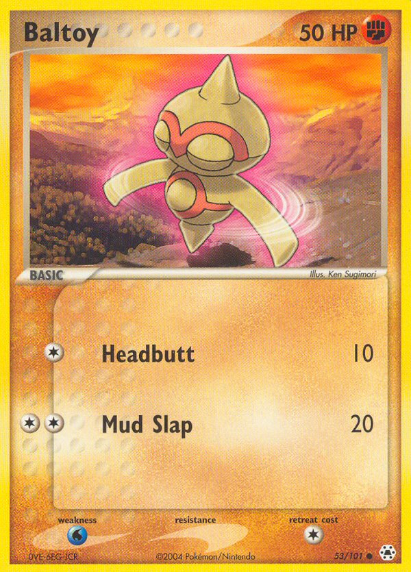 Baltoy 53/101 EX Hidden Legends 2004