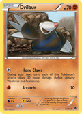Drilbur 54/98 Pokémon Emerging Powers (2011) English card — catalogue reference