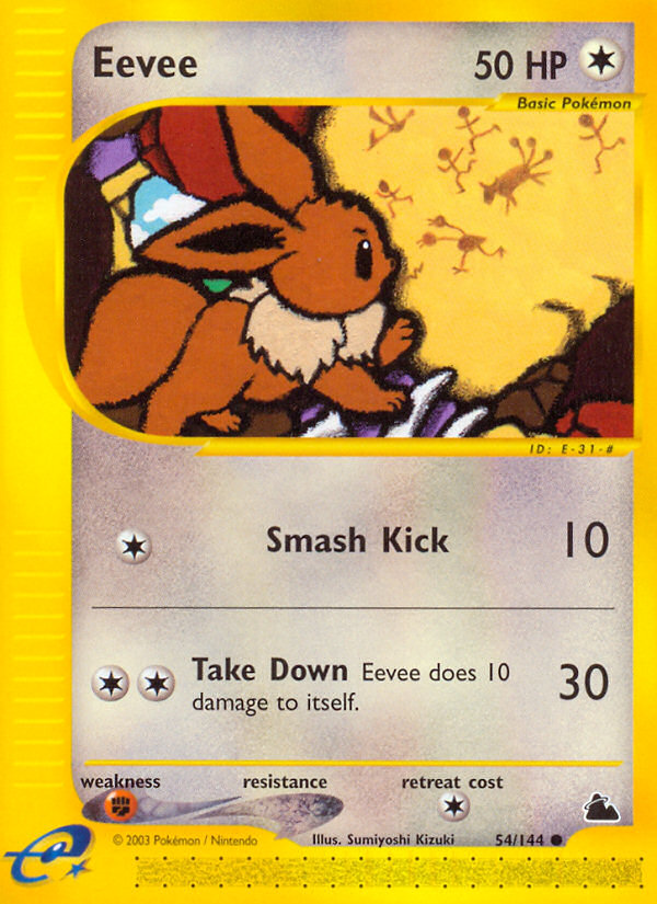 Eevee 54/144 — Pokémon Skyridge
