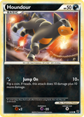Houndour 54/90 Pokémon Undaunted (2010) English card — catalogue reference