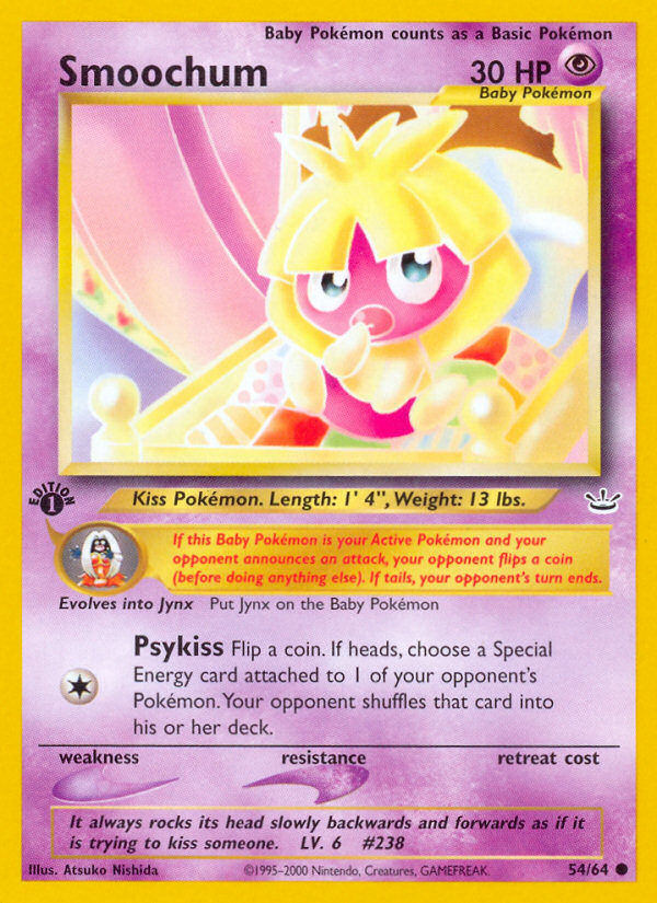 Smoochum 54/64 — Pokémon Neo Revelation