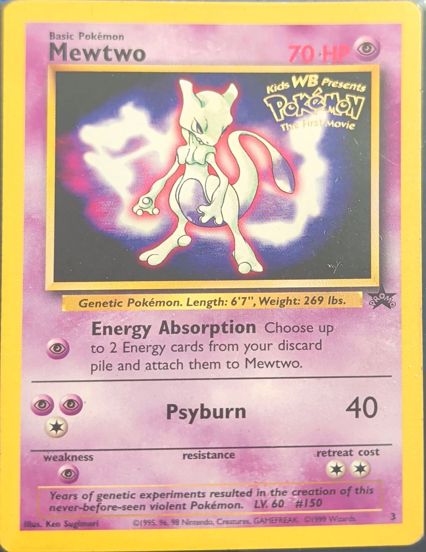 Mewtwo (Movie Promo) Promo WoTC Promo 03/53 MP