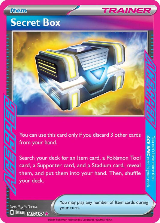 Secret Box ACE SPEC Rare SV06: Twilight Masquerade 163/167 MP (Back)