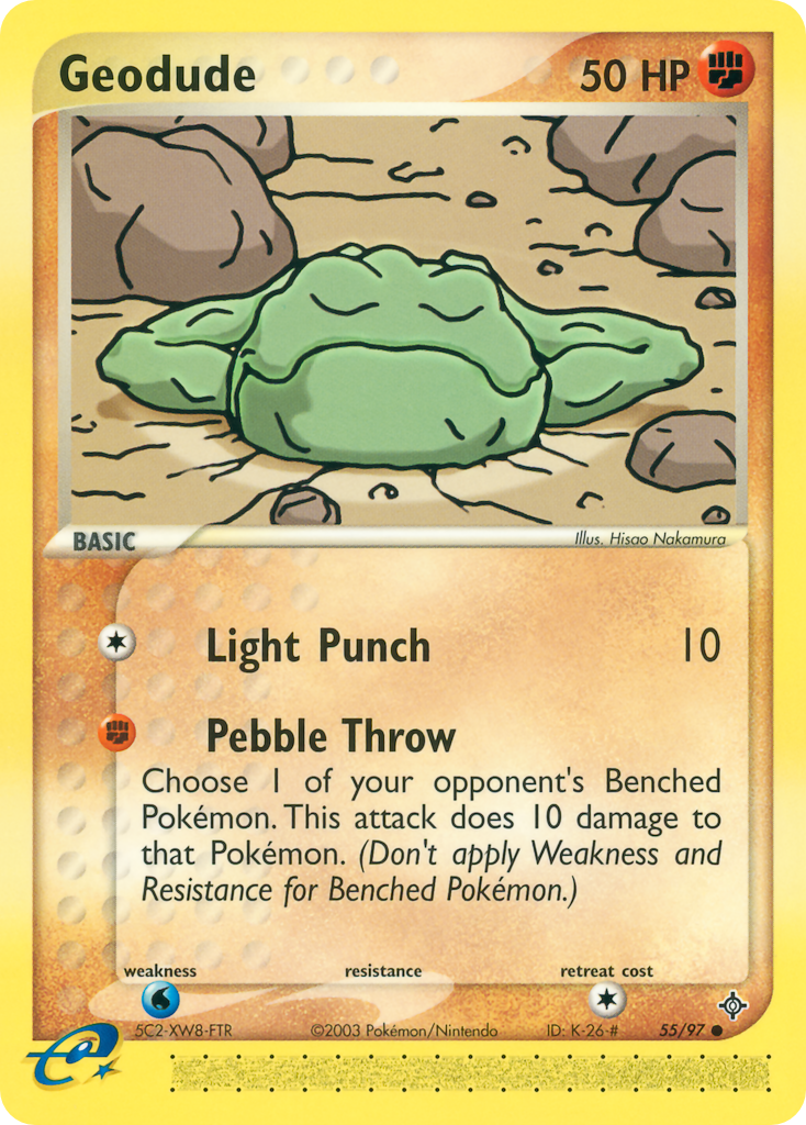 Geodude 55/97 — Pokémon EX Dragon