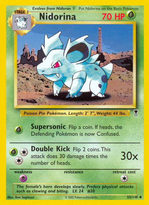 Nidorina 55/110 — Pokémon Legendary Collection