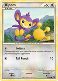 Aipom 55/102 Pokémon Triumphant (2010) English card — catalogue reference