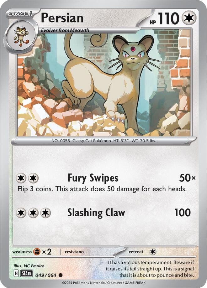 Persian Common SV: Shrouded Fable 049/064 MP (Back)
