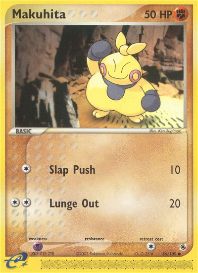 Makuhita 56/109 — Pokémon EX Ruby & Sapphire