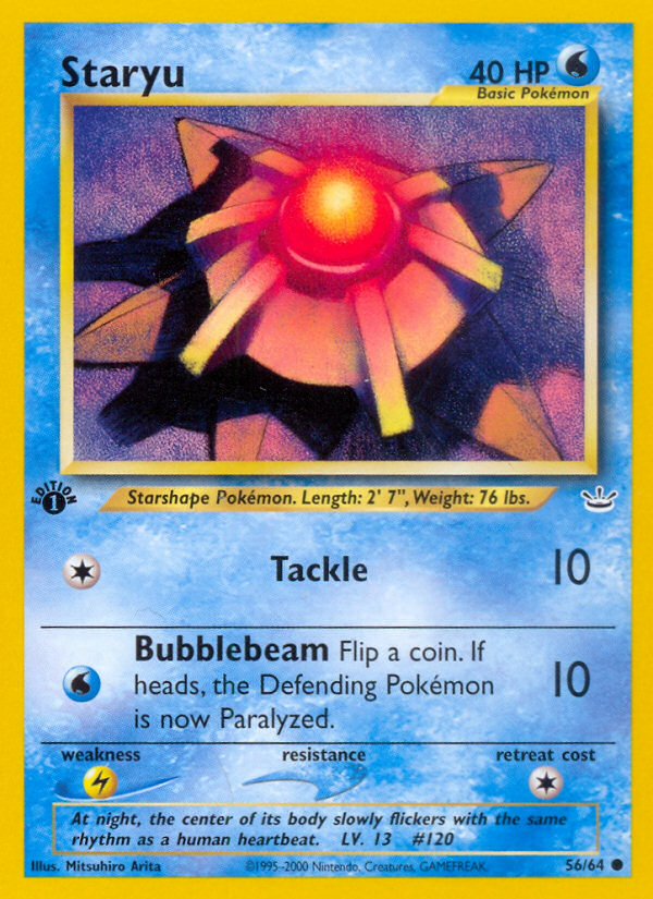Staryu 56/64 — Pokémon Neo Revelation