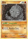 Onix 56/95 Pokémon Unleashed (2010) English card — catalogue reference