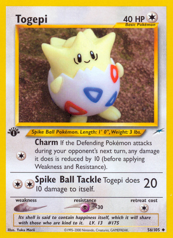 Togepi 56/105 — Pokémon Neo Destiny