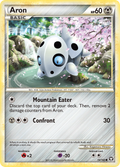 Aron 56/102 Pokémon Triumphant (2010) English card — catalogue reference