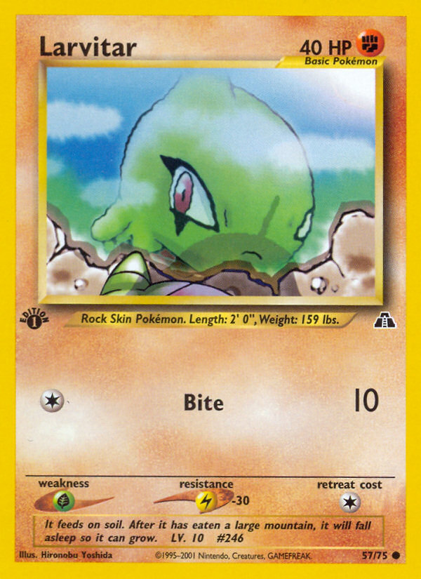 Larvitar 57/75 — Pokémon Neo Discovery