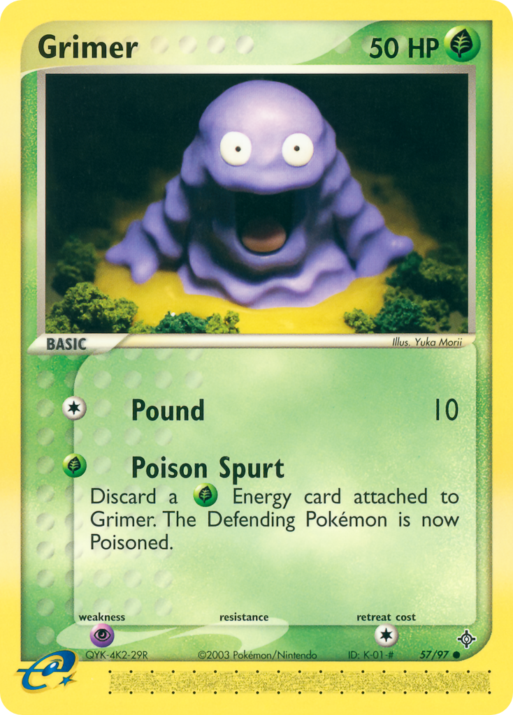 Grimer 57/97 — Pokémon EX Dragon